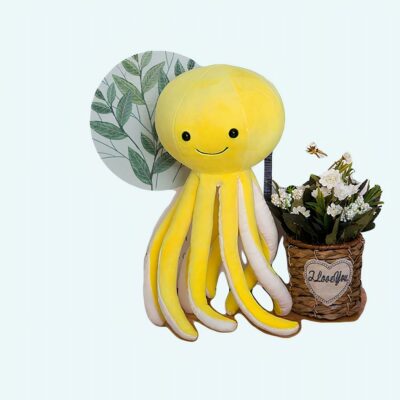 Cute Octopus Yellow Plush Animals Plush Octopus a7796c561c033735a2eb6c: Yellow