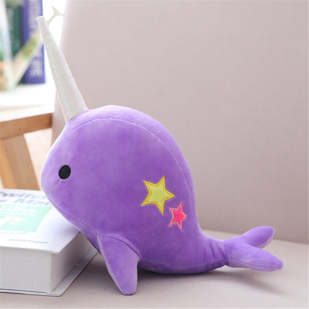 Unicorn Whale Plush Purple Unicorn Whale Plush Animals a7796c561c033735a2eb6c: Purple
