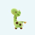 green giraffe plush