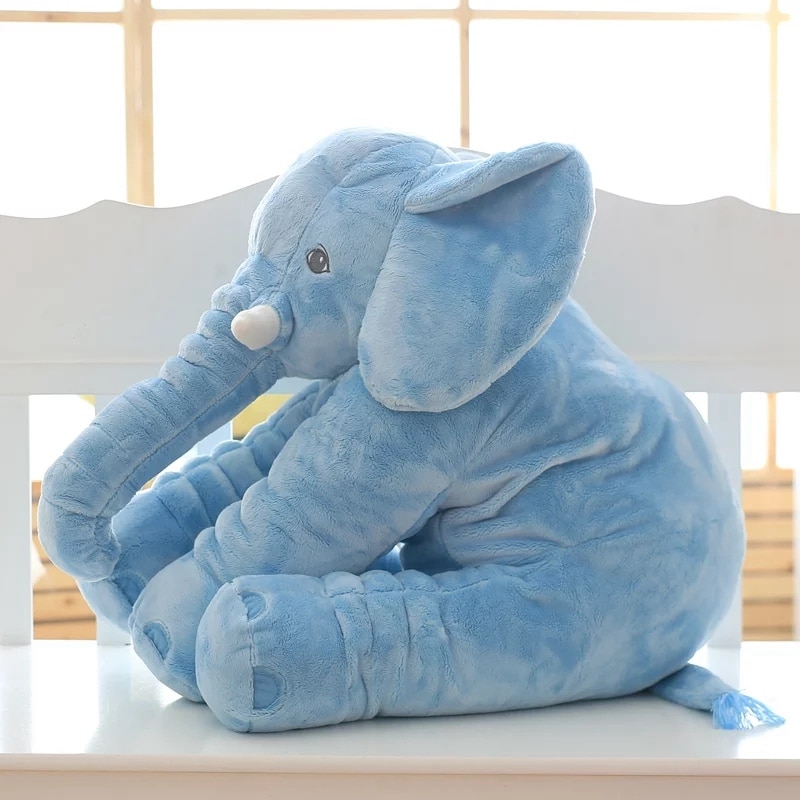 Elephant Plush Pillow Blue Elephant Plush Animals 87aa0330980ddad2f9e66f: 40cm|60cm|80cm