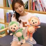 Green Monkey Plush kawaii Monkey Plush Animals a7796c561c033735a2eb6c: Green