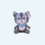 grey cat plush