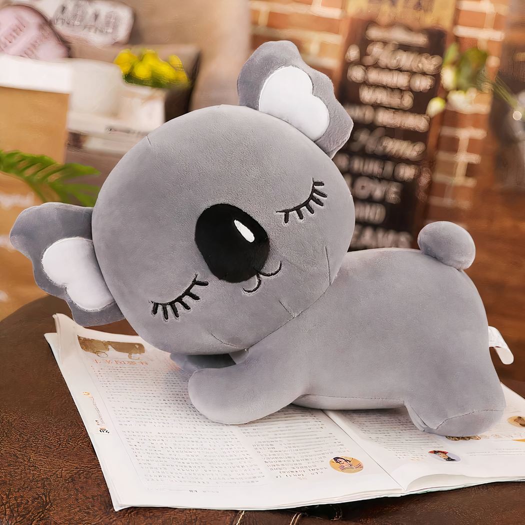 Grey koala plush pillow Size 13.8 Inch