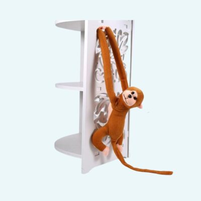 Monkey plush kawaii long tail brown Monkey