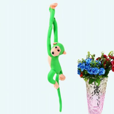 Monkey plush kawaii long tail green plush Monkey Plush Animals a7796c561c033735a2eb6c: Green
