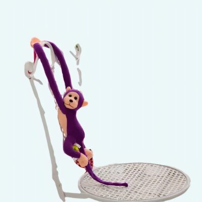 Monkey plush kawaii long tail purple Monkey plush Animals a7796c561c033735a2eb6c: Purple