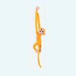 Monkey plush kawaii long tail yellow Monkey plush Animals Materials: Cotton