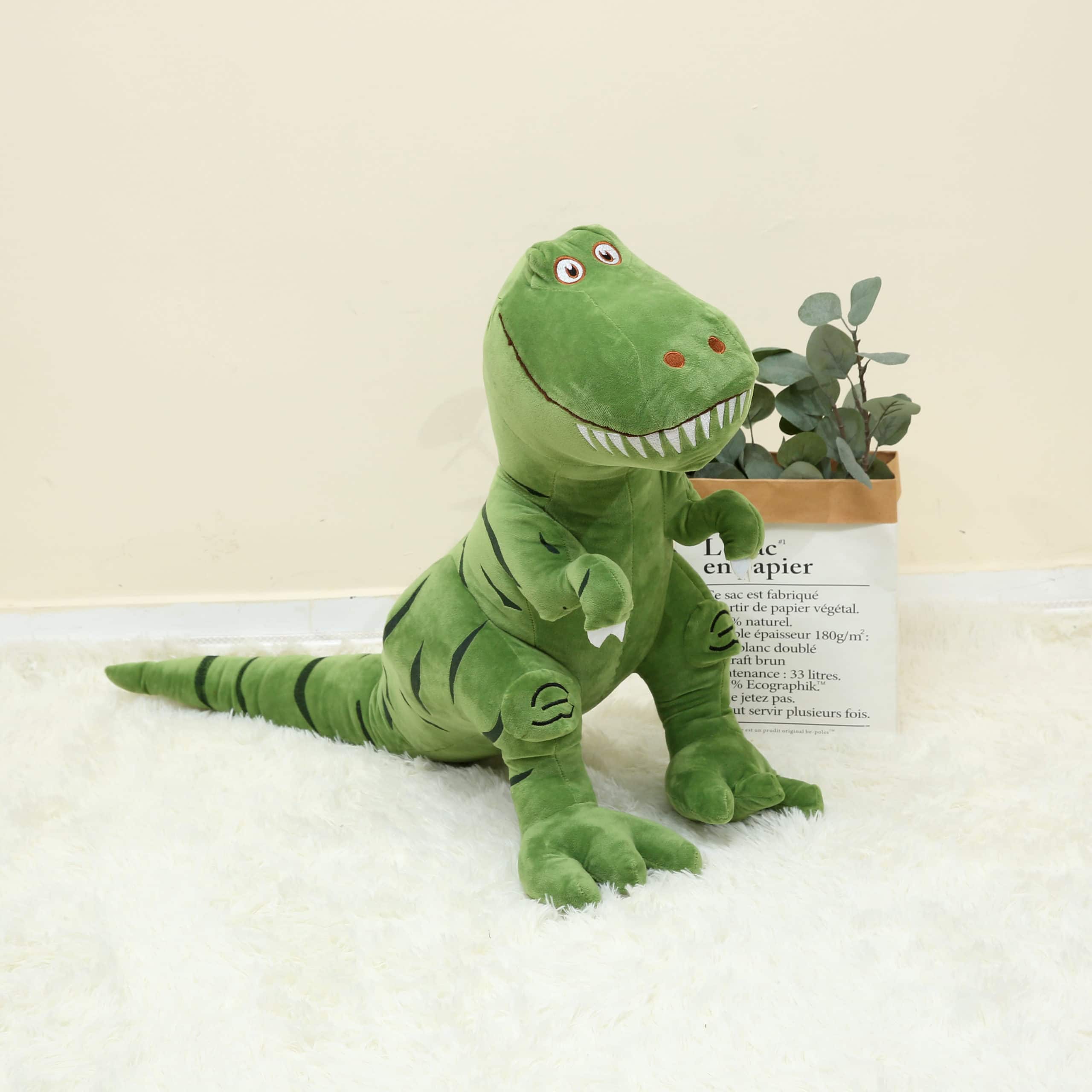 Peluche tyrannosaure adorable verte Peluche Dinosaure Peluche Fantastique 87aa0330980ddad2f9e66f: 100cm|40cm|55cm|70cm