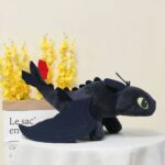 Peluche dragon Krokmou noir Peluche Dragon Peluche Fantastique 87aa0330980ddad2f9e66f: 35cm|45cm|60cm