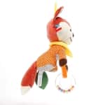 Colorful hanging fox plush animal plush a7796c561c033735a2eb6c: Orange