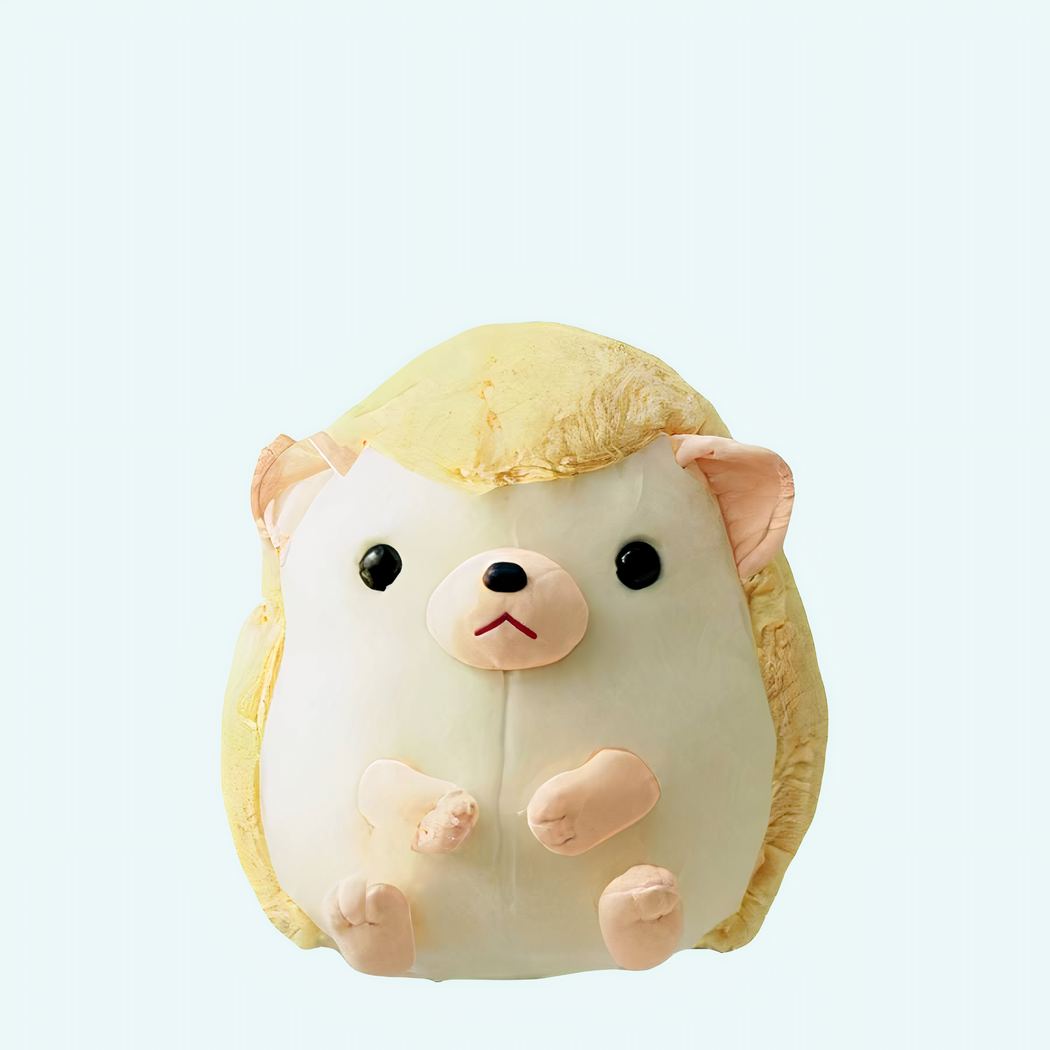 Cute yellow plush hedgehog plush Animal Plush 87aa0330980ddad2f9e66f: 35cm|45cm
