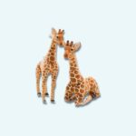 Peluche géante girafe Peluche Girafe Peluche Animaux 87aa0330980ddad2f9e66f: 25cm|70cm|90cm