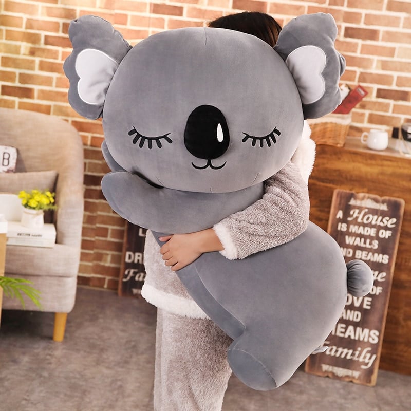 Peluche koala grise oreiller Peluche Koala Peluche Animaux 87aa0330980ddad2f9e66f: 35cm|50cm|60cm|75cm