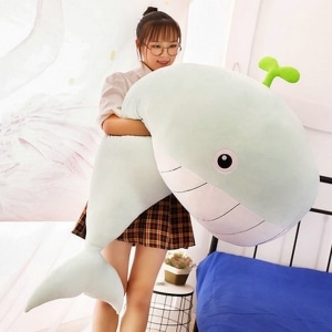 Pastel green whale plush, the softest pillow Whale Plush Animal Plush 87aa0330980ddad2f9e66f: 100cm|65cm|80cm