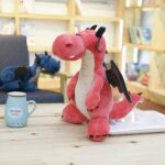 Peluche Dragon rose Peluche Dragon Peluche Fantastique 87aa0330980ddad2f9e66f: 35cm|42cm|48cm