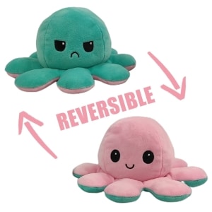Reversible Octopus Plush – Octopus Reversible Plush Octopus Plush Animals a7796c561c033735a2eb6c: Blue|Grey|Yellow|Pink|Red|Green