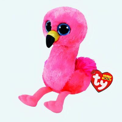 TY Flamingo Plush Pink Plush Animal Materials: Cotton