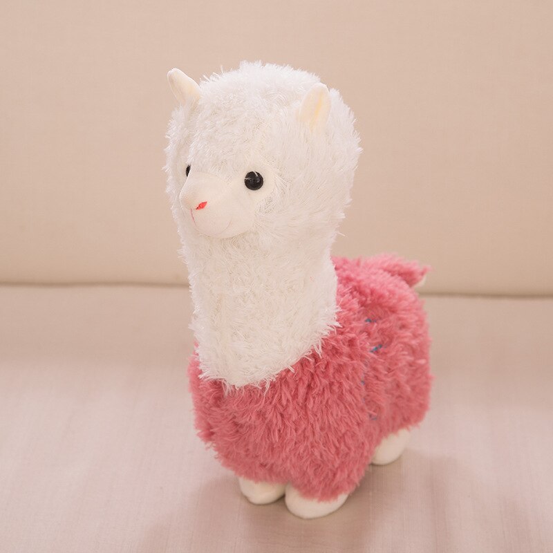 White Alpaca Llama Plush Animal Plush Material: Cotton