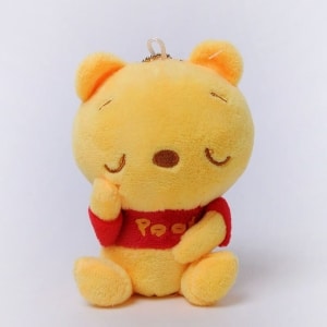 Winnie The Pooh Keychain Plush Disney Plush a7796c561c033735a2eb6c: Yellow|Red