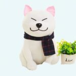 Cute white plush dog plush animal Sex: Unisex