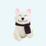 Cute white plush dog plush animal Sex: Unisex