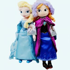 Set of 2 Princess Elsa and Anna Plush Disney Snow Queen Plush a7796c561c033735a2eb6c: Purple