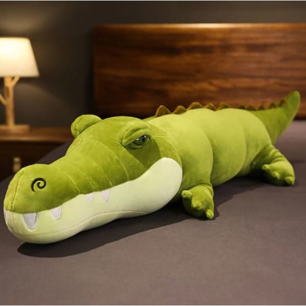Giant Green Alligator Plush Crocodile Plush Animals 87aa0330980ddad2f9e66f: 100cm|80cm