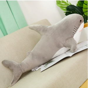 Giant Grey Shark Plush Whale Plush Animals 87aa0330980ddad2f9e66f: 100cm|15cm|45cm|60cm|80cm