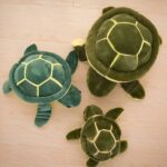 Green turtle plush turtle plush animal Materials: Cotton