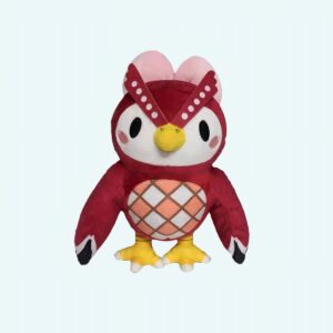 Owl plush burgundy Owl plush Animals Material: Cotton