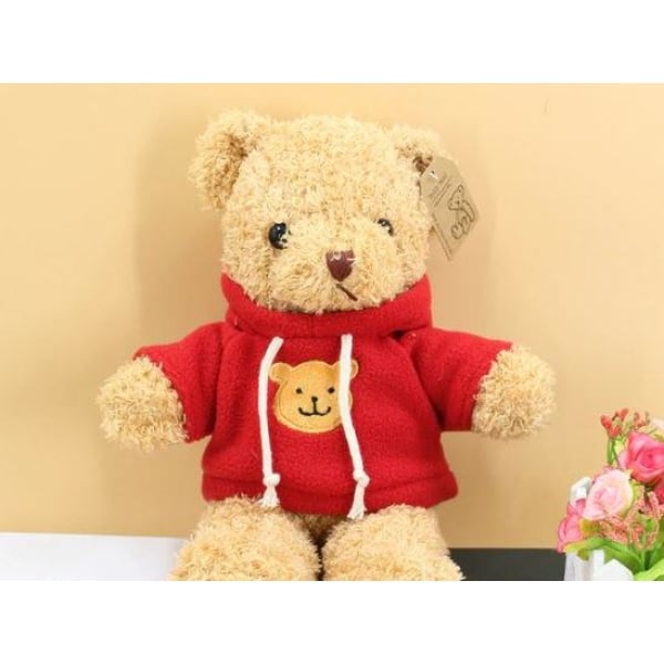 Plush Bear Sweater Red Plush Bear Plush Animals a7796c561c033735a2eb6c: Red