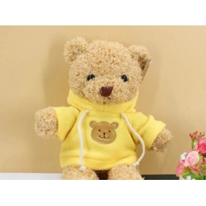 Plush Bear Sweater Yellow Plush Bear Plush Animals a7796c561c033735a2eb6c: Yellow