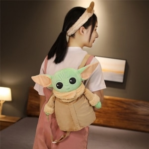 Yoda Baby Plush Backpack a7796c561c033735a2eb6c: Brown