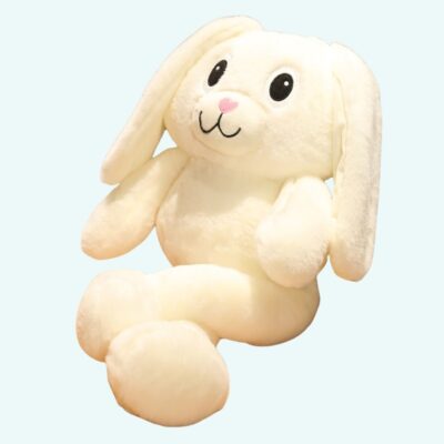 White baby rabbit plush