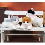 Brown plush cat plush Animal plush Filling: Cotton PP