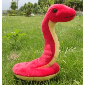 Cute red snake plush Animal plush Age range: > 3 years
