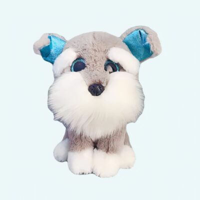 Grey husky plush dog plush Animal plush Age range: > 3 years