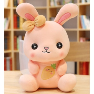 Peluche lapin orange trop mimi Peluche Lapin Peluche Animaux 87aa0330980ddad2f9e66f: 22cm|35cm|50cm