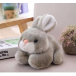Soft grey plush rabbit Rabbit Plush Animals 87aa0330980ddad2f9e66f: 15cm|20cm