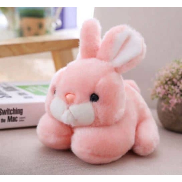Soft pink bunny plush Rabbit Plush Animals 87aa0330980ddad2f9e66f: 15cm|20cm