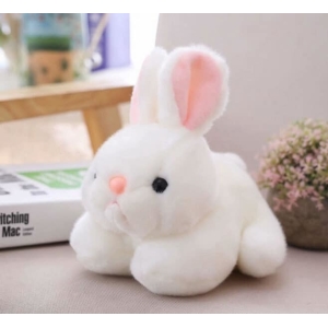 White soft plush rabbit Rabbit Plush Animals 87aa0330980ddad2f9e66f: 15cm|20cm