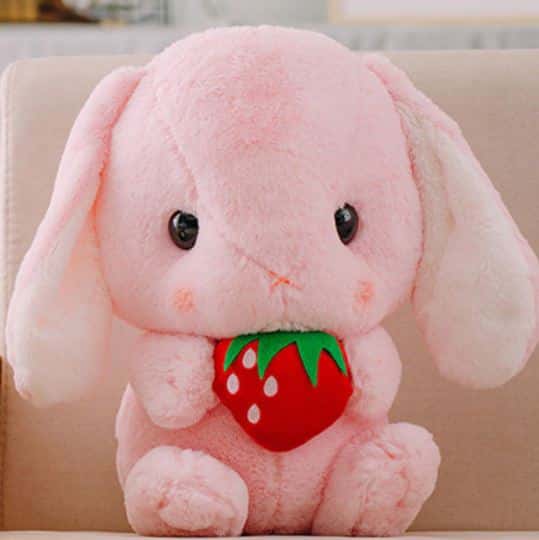 Strawberry Rabbit Plush Animal Plush 87aa0330980ddad2f9e66f: 20cm|30cm