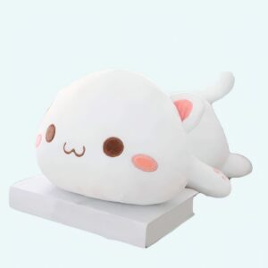 Peluche chat blanc kawaii Peluche Chat Peluche Animaux 87aa0330980ddad2f9e66f: 35cm