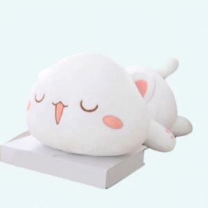 Plush cat white kawaii sleeping Plush Cat Plush Animals 87aa0330980ddad2f9e66f: 35cm