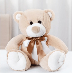 Peluche ours beige noeud Peluche Saint-Valentin 87aa0330980ddad2f9e66f: 33cm