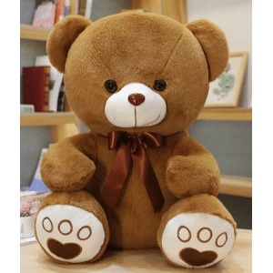 Brown plush bear plush Animal Plush 87aa0330980ddad2f9e66f: 35cm|50cm|60cm