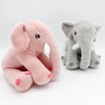Cute grey elephant plush Animal Plush Material: Cotton