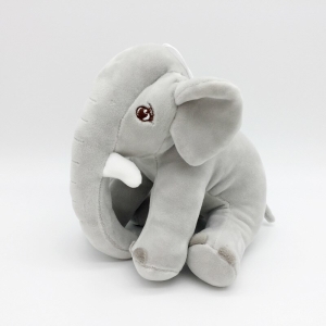 Cute grey elephant plush Animal Plush Material: Cotton