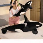 Giant Orca Plush Whale Plush Animals Materials: Cotton