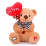 I Love You Balloon Bear Plush Valentine's Day Material: Cotton